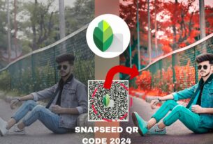 snaseed red tone qr code for snapseed app and face smooth
